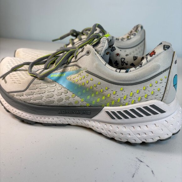 Brooks Adrenaline GTS 21 Women’s 8.5 Running Shoes First Responder Nurse Medical - Picture 10 of 16